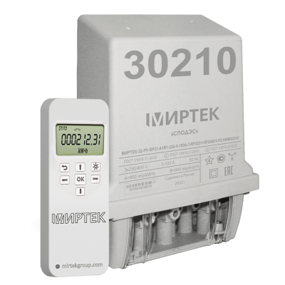 Счетчик электроэнергии МИРТЕК-32-РУ-SP31-A1R1-230-5-100А-T-RF433/1-G/5-P2-HKMOV3-D в Казахстане