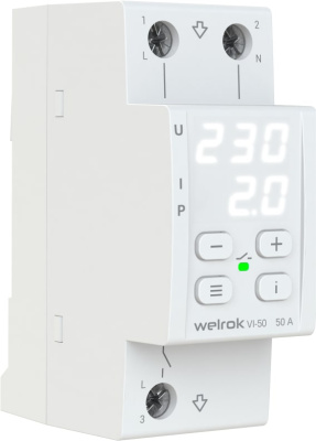 Реле напряжения с контролем тока Welrok VI-50 в Казахстане