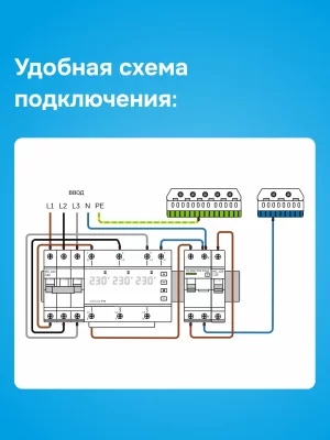 Переключатель фаз Welrok FS6-63 в 