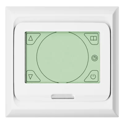 Терморегулятор для теплого пола AlfaReg E-91.716 Wi-Fi, программируемый, сенсорный, 16A, белый в 