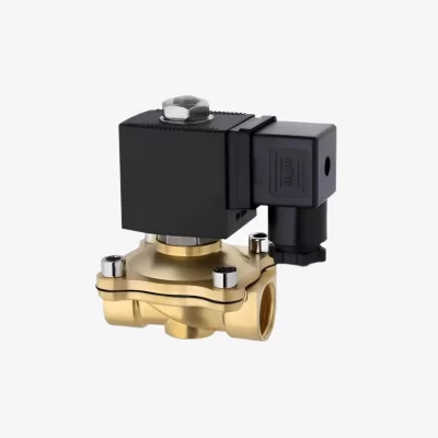 Электромагнитный (соленоидный) клапан латунный муфтовый НЗ РОСКЛАПАН RF-WSB ДУ25 в 