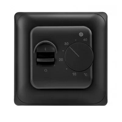 Терморегулятор для теплого пола AlfaReg RTC-70.16, механический, 16А, черный в 