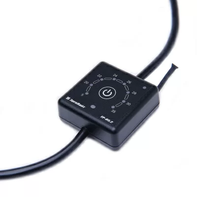 Терморегулятор для обогревателей ТР-05.4 на проводе с вилкой и розеткой, белый в 