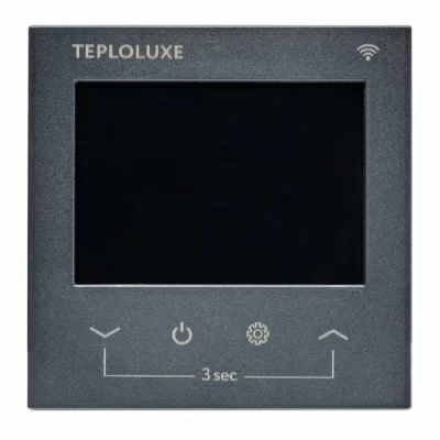 Терморегулятор для теплого пола Теплолюкс Pontus Wi-Fi, черный в 