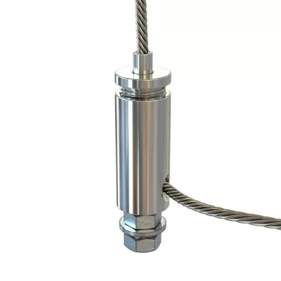 Комплект крепежа для подвеса светильника Элегант с регулировкой (2 точки подвеса, трос 1м) в 