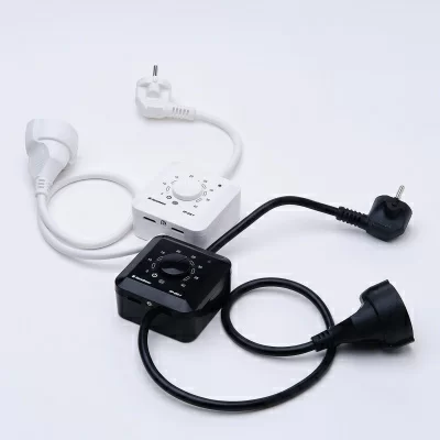 Терморегулятор для обогревателей ТР-03.1Р на проводе, черный в 