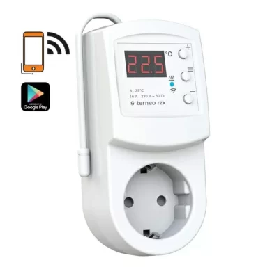 Терморегулятор для инфракрасных панелей и конвекторов Terneo rzx в 
