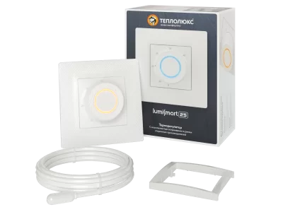 Терморегулятор для теплого пола Теплолюкс LumiSmart 25, белый в 