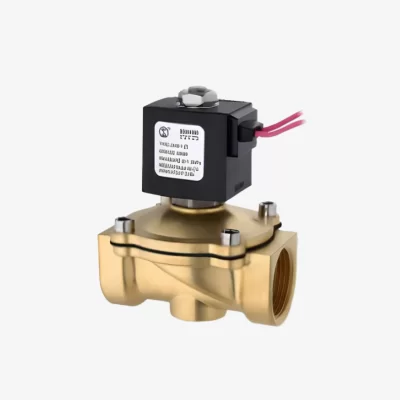 Электромагнитный (соленоидный) клапан латунный муфтовый НЗ РОСКЛАПАН RF-WSB ДУ25 в 