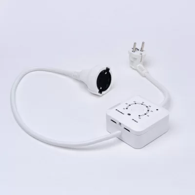 Терморегулятор для обогревателей ТР-01.2Р на проводе, белый в 