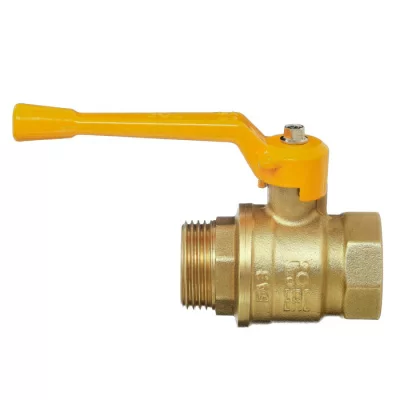 Кран шаровой 11Б27п DN40 PN40 газ вр/нр рычаг, серия Standart в 