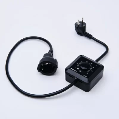 Терморегулятор для обогревателей ТР-03.2Р на проводе, черный в 