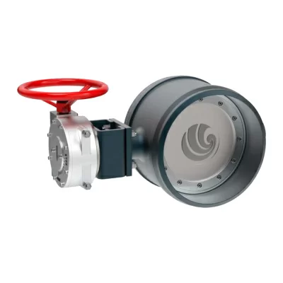 Затвор дисковый поворотный приварной трехэксцентриковый PALUR-ZD-3EX ДУ 900 в 