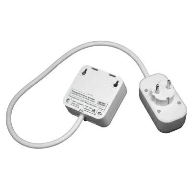 Терморегулятор для обогревателей ТР-01.4РВ на проводе с разветвителем  в 