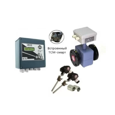 Теплосчетчик ТЭМ-104 ТЭСМАРТ одноканальный тип ППР с ТСМ-смарт в 