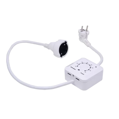 Терморегулятор для обогревателей ТР-01.2Р на проводе, белый в 