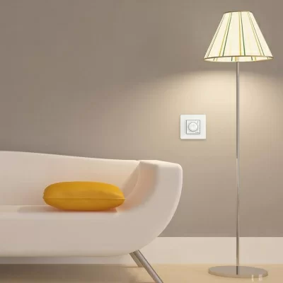 Терморегулятор для теплого пола Terneo rtp, слоновая кость в 