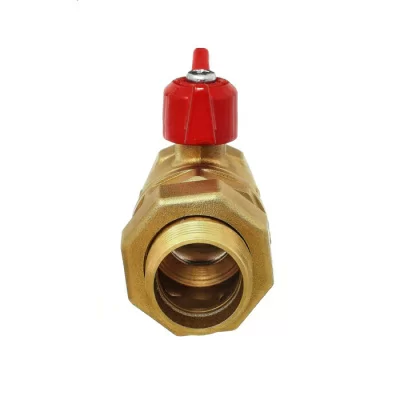 Кран шаровой 11Б27п1 DN15 PN40 "американка" бабочка, серия Standart в 