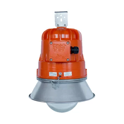 Взрывозащищённый ламповый светофор НСП43МТ-11-75 зеленый УХЛ1 в 