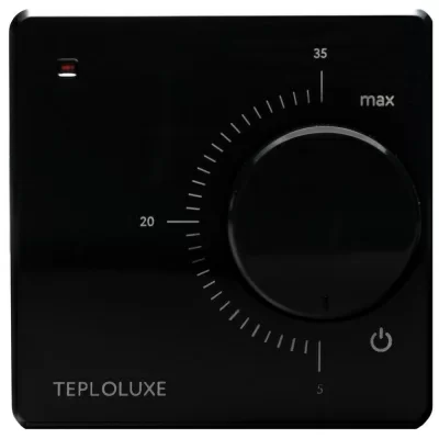 Терморегулятор для теплого пола Теплолюкс LC 001, черный в 