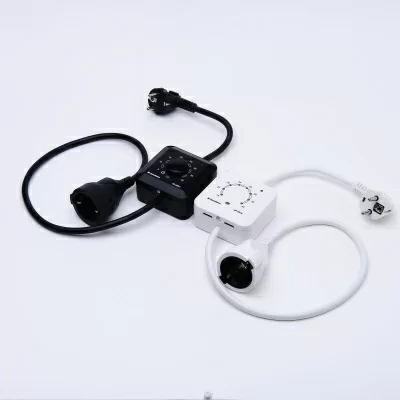 Терморегулятор для обогревателей ТР-03.1Р на проводе, черный в 