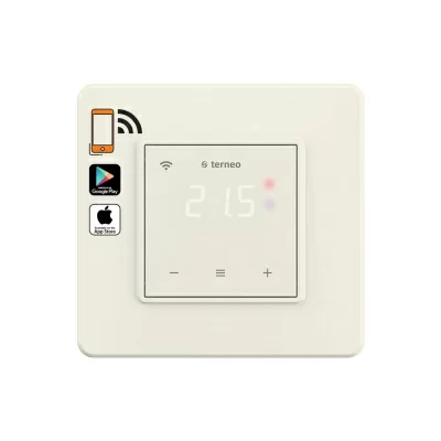 Терморегулятор для теплого пола Terneo sx unic, белый в 