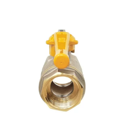 Кран шаровой 11Б27п DN32 PN40 газ вр/вр рычаг никель, серия Standart в 