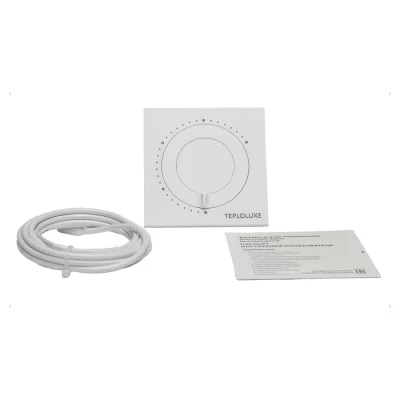 Терморегулятор для теплого пола Теплолюкс Solus, белый в 