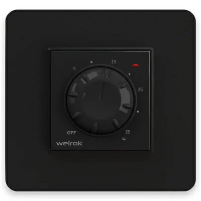 Терморегулятор для теплого пола Welrok rtp bk в 