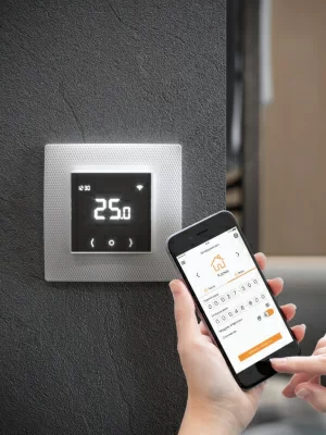 Терморегулятор для теплого пола Теплолюкс EcoSmart 25, черный в 