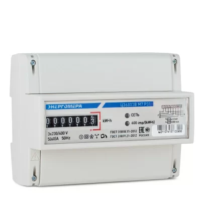 Счетчик электроэнергии Энергомера ЦЭ6803В Р31 1 230В 10-100А 3ф.4пр. М7 в 