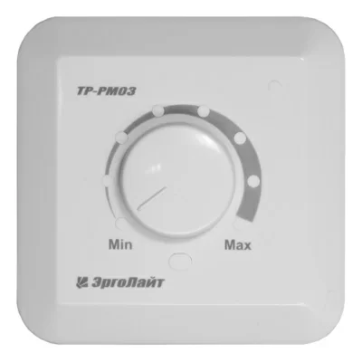 Регулятор скорости вентилятора встраиваемый ТР-РМ 03, белый в 