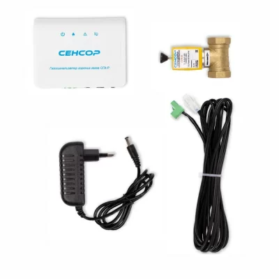 Сигнализатор загазованности Сенсор СГА-Р (CH4) с латунным клапаном КЗГИ-20 в 