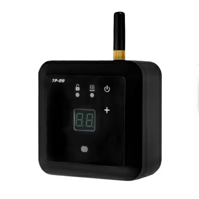 Терморегулятор для теплого пола ТР-09В GSM с датчиком воздуха, черный в 