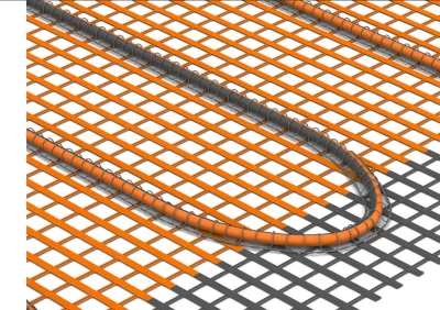 Теплолюкс ProfiMat 180 Вт/1,0 кв.м нагревательный мат для теплого пола в 