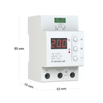 Терморегулятор для систем охлаждения и вентиляции Terneo xd в 