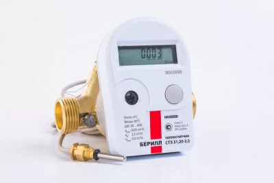 Теплосчетчик БЕРИЛЛ СТЭ 31.20-2,5-Т2-L с интерфейсом LoRaWAN, трубопровод обратный в 