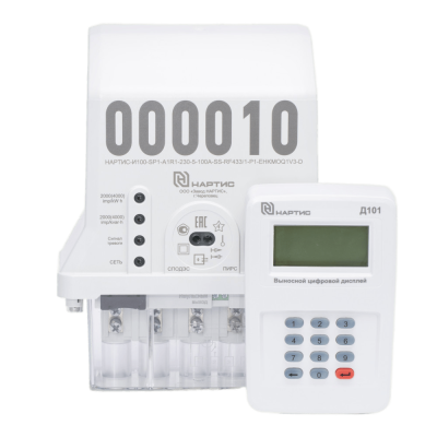 Счетчик НАРТИС-И100-SP1-A1R1-230-5-100A-SS-RF2400/1-RF433/1-P1-EНKMOQ1V3-D + Д101 в Казахстане