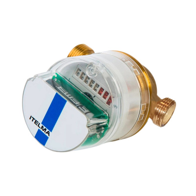 Счетчик холодной воды WFK26.E130-3-B-L-10-IP54, короткий флажок с магнитом под датчик Холла, ДУ20 в 