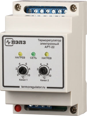 Терморегулятор для высокотепературного нагрева АРТ-22-10К с датчиками KTY-81-110 в  Терморегулятор для высокотепературного нагрева АРТ-22-10К с датчиками KTY-81-110 в