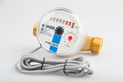 Счетчик холодной воды WFK24.D110-3-B-L-01-IP54 с импульснм выходом ГЕРКОН, вес импульса =1 л, ДУ15 в 