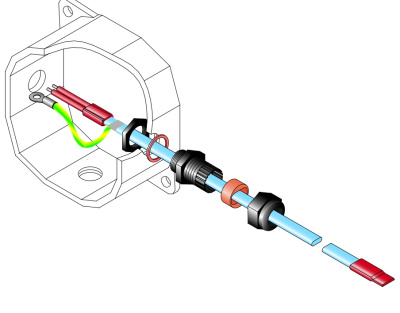 Комплект заделки UTK555/200+ для FSEw-CT/CF, SM-B, FSUw-NF в 
