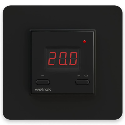 Терморегулятор для обогревателей Welrok vt bk в  Терморегулятор для обогревателей Welrok vt bk в