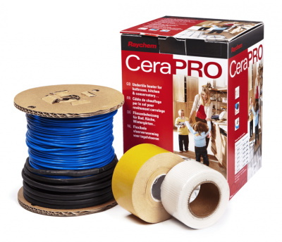 Кабельный теплый пол CeraPro-475W в  Кабельный теплый пол CeraPro-475W в