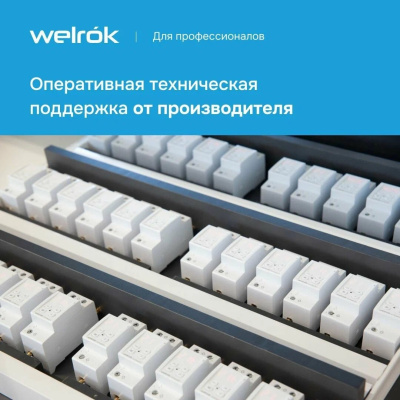 Реле напряжения с контролем тока и мощности Welrok VIP-32 в 