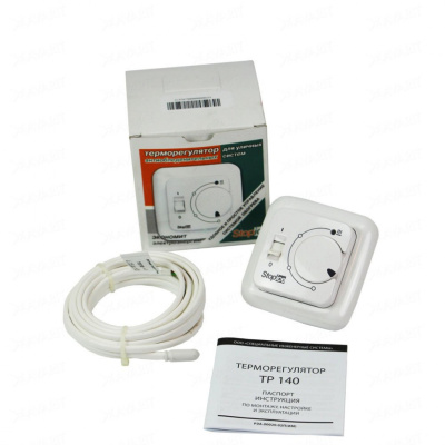 Терморегулятор для систем антиобледенения и снеготаяния ТР 140, белый в  Терморегулятор для систем антиобледенения и снеготаяния ТР 140, белый в