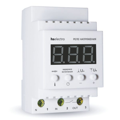Реле напряжения HS Electro УКН-16с в 