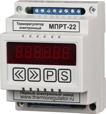 Терморегулятор МПРТ-22 без датчиков, универсальный вход, цифровое управление DIN