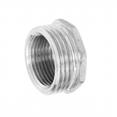 Футорка 1/2Вх3/4Н Ф15В/20Н никель в  Футорка 1/2Вх3/4Н Ф15В/20Н никель в