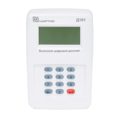 Выносной цифровой дисплей НАРТИС Д101 в  Выносной цифровой дисплей НАРТИС Д101 в